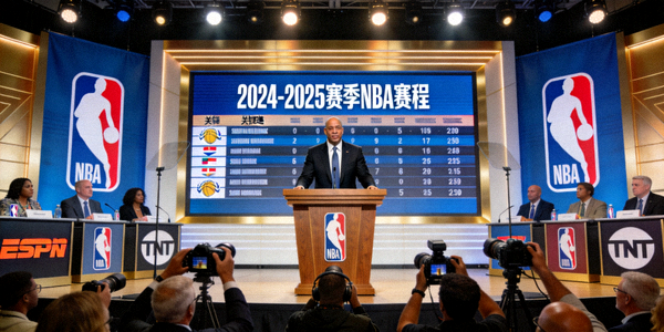 NBA新赛季赛程发布会现场